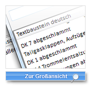 Textbausteine und Dateianhänge im Digitalen Schichtbuch